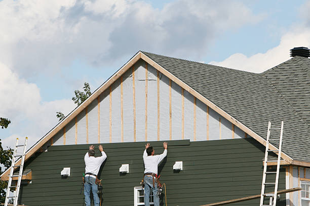 Professional Emergency Siding Repair technician working in Burlington, NC